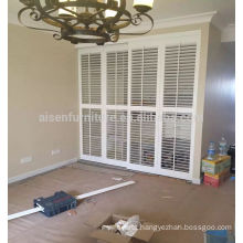 Vinyl / PVC Hot Sale White Elegance Plantation Shutters Louver Components